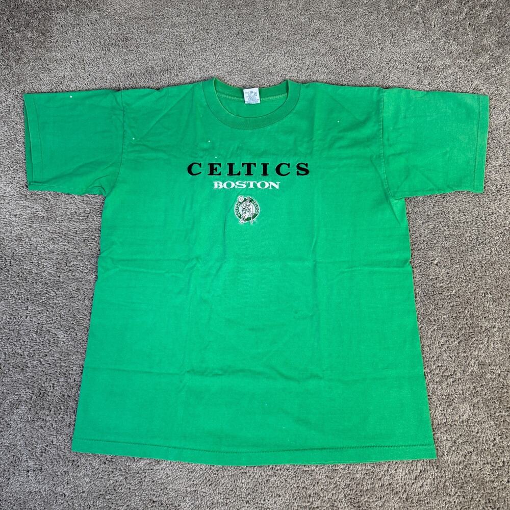 VINTAGE Boston Celtics Shirt Mens XL NBA Basketball Salem Sportswear 90s Tee